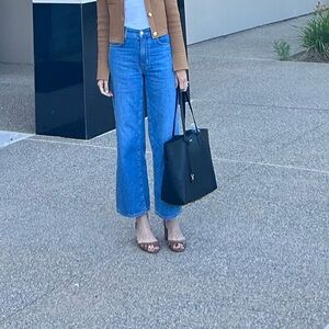 St John Wide Leg Cropped Jean